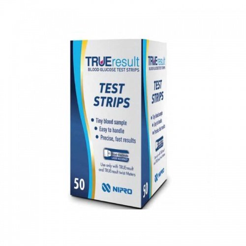 True Result Blood Glucose Test Strips 50